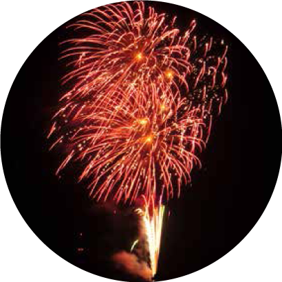 毎年年末には、芝山仁王尊でカウントダウン花火が開催されます。